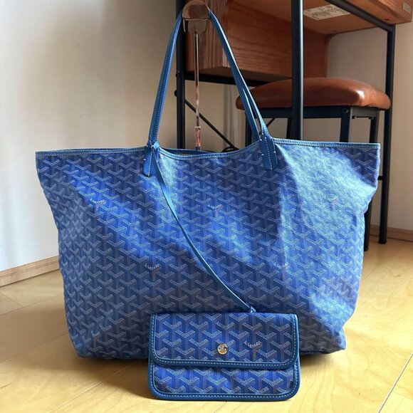 Goyard Handbags - 🧁Never worn, brand new| Goyard St Louis GM Cabas Bleu Sky Blue